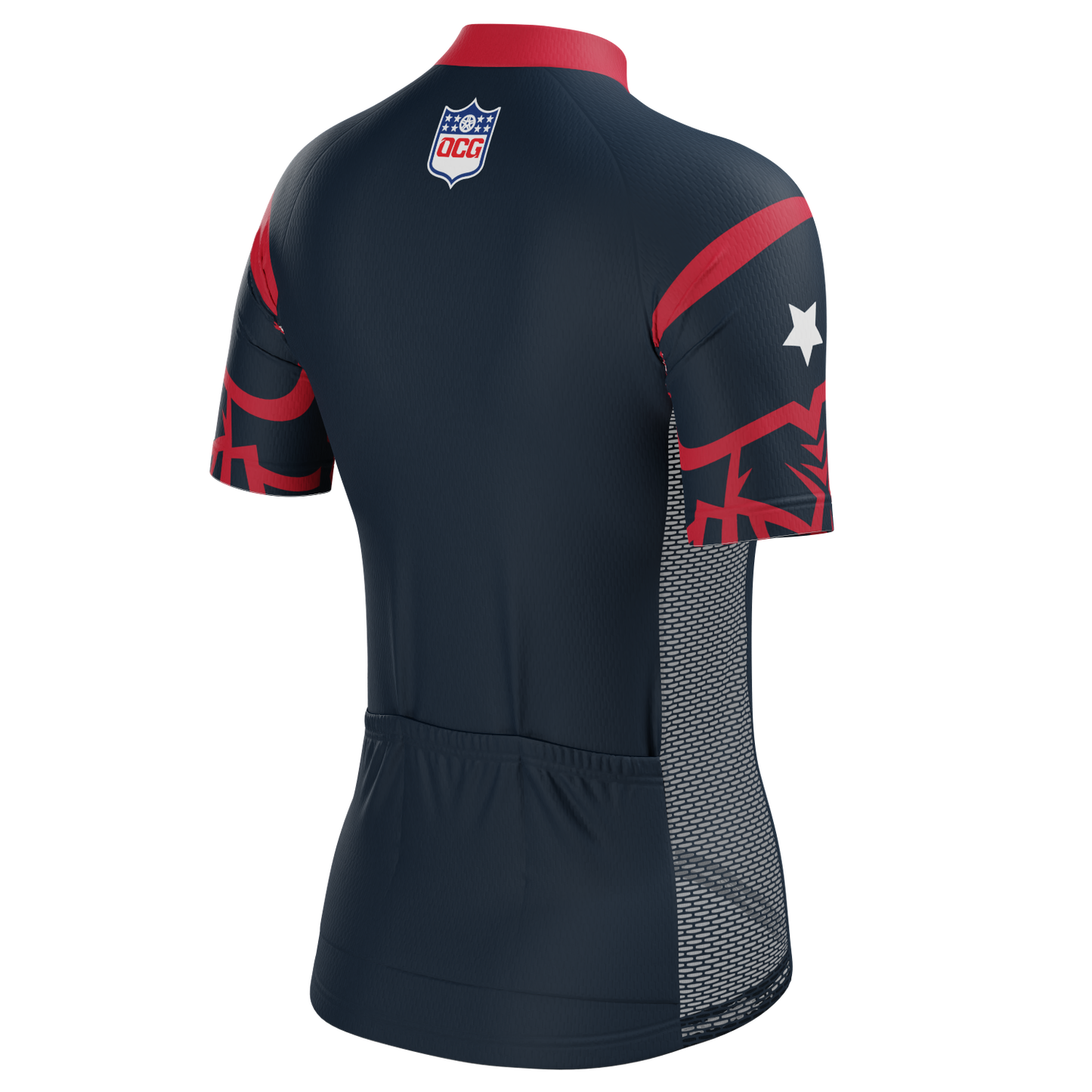 Women's Houston Football Short Sleeve Cycling Jersey