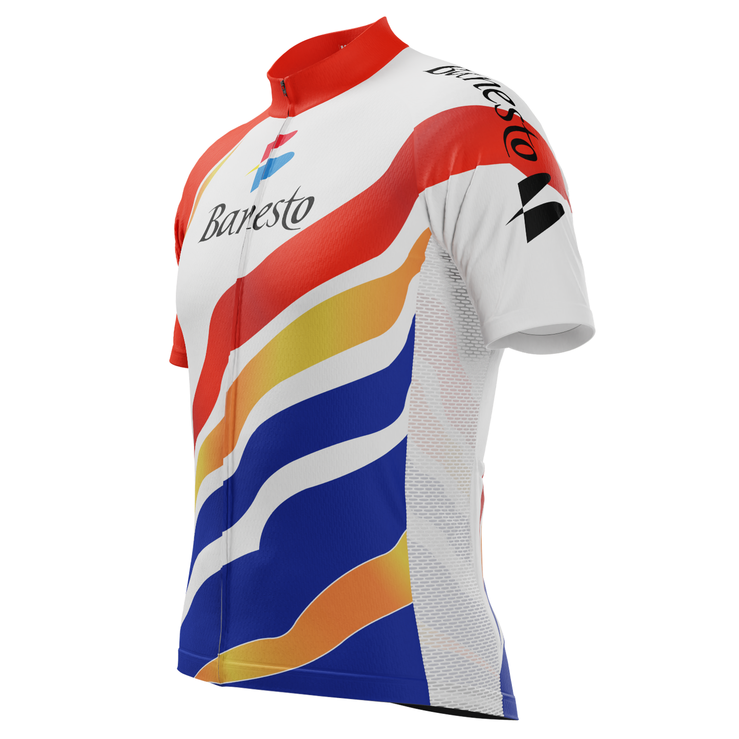 Men's Banesto Retro 1990 Short Sleeve Cycling Jersey
