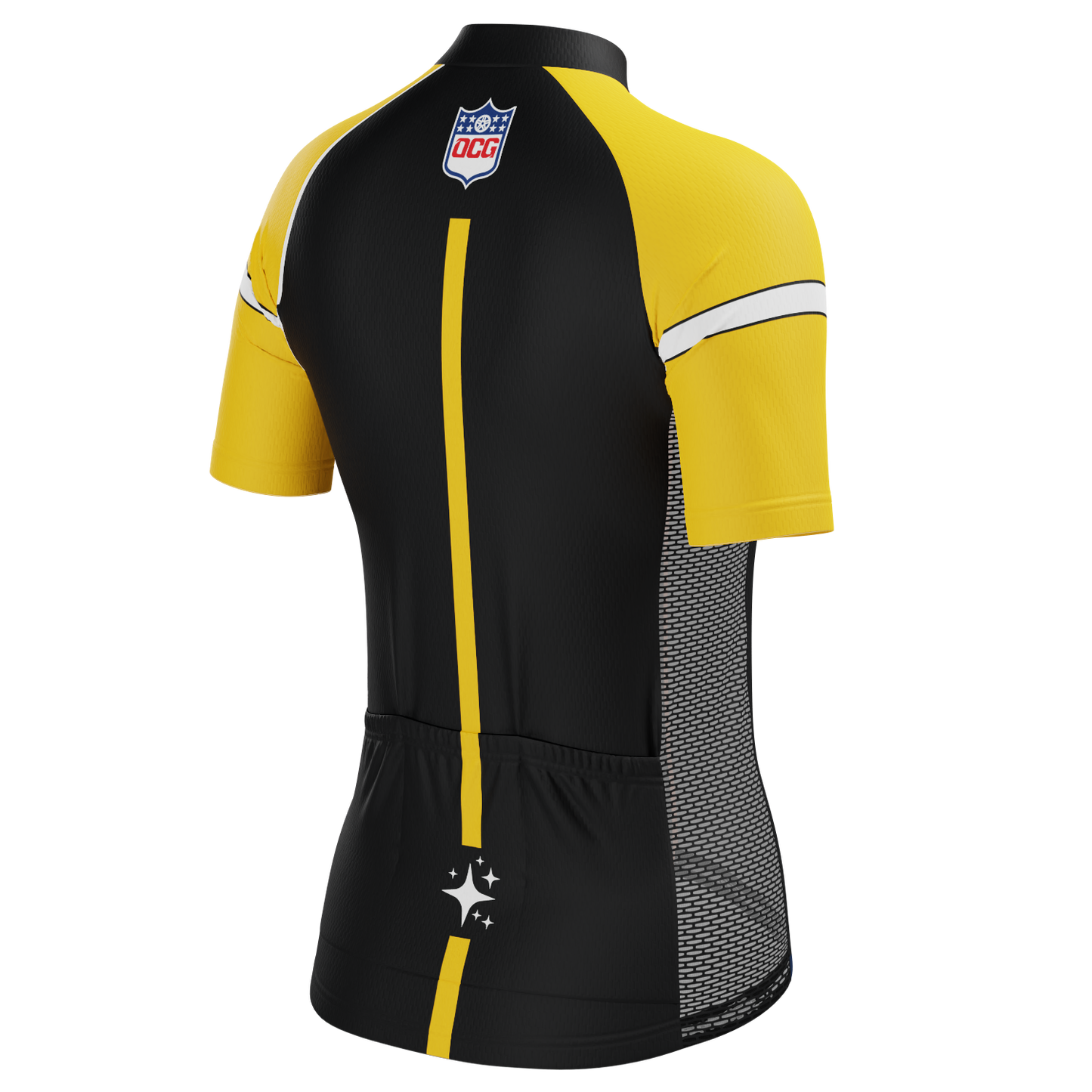 Women's Pittsburg Football Short Sleeve Cycling Jersey