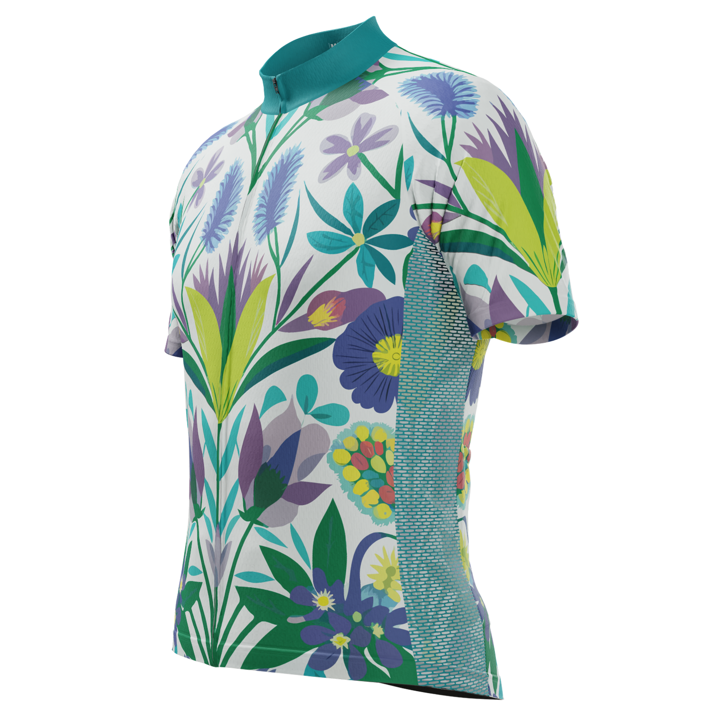 Men's Flowers From Down Under Short Sleeve Cycling Jersey