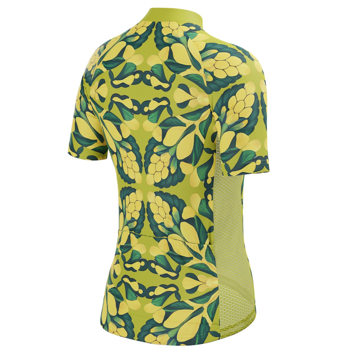 Women's The Golden Wattle Short Sleeve Cycling Jersey