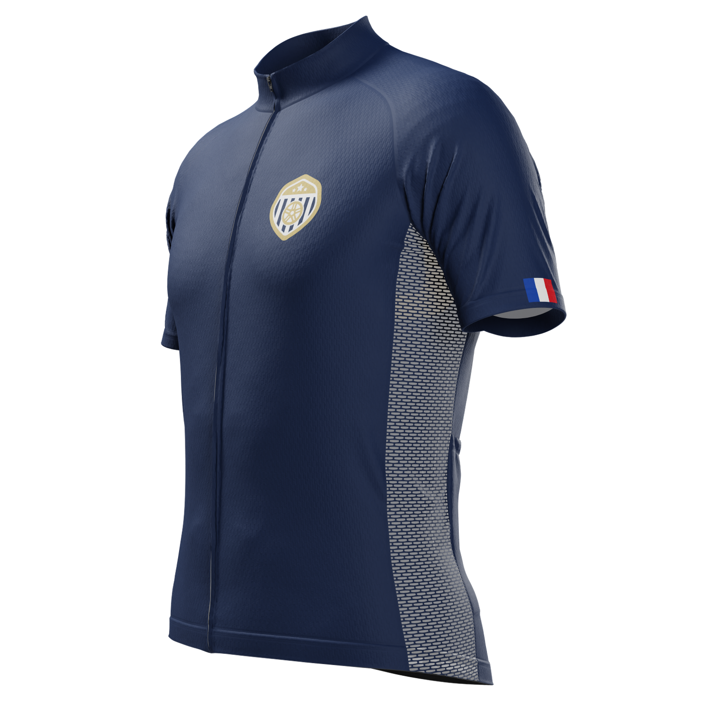 Men's France Soccer Short Sleeve Cycling Jersey