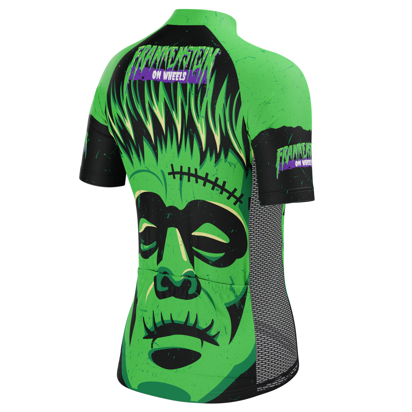 Women's Frankenstein On Wheels Short Sleeve Cycling Jersey