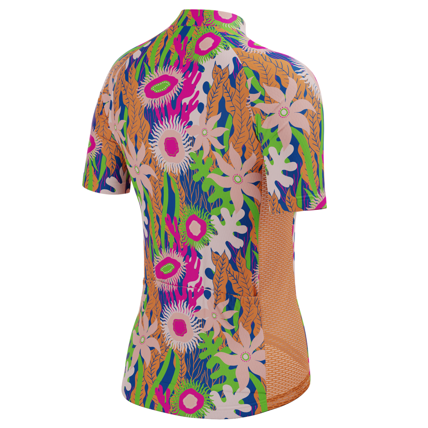 Women's Aquatic Plantlife Short Sleeve Cycling Jersey