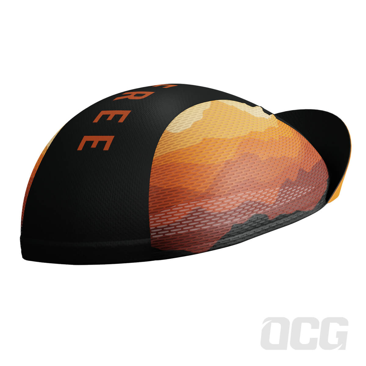 Unisex Ride Free Sunset Quick Dry Cycling Cap