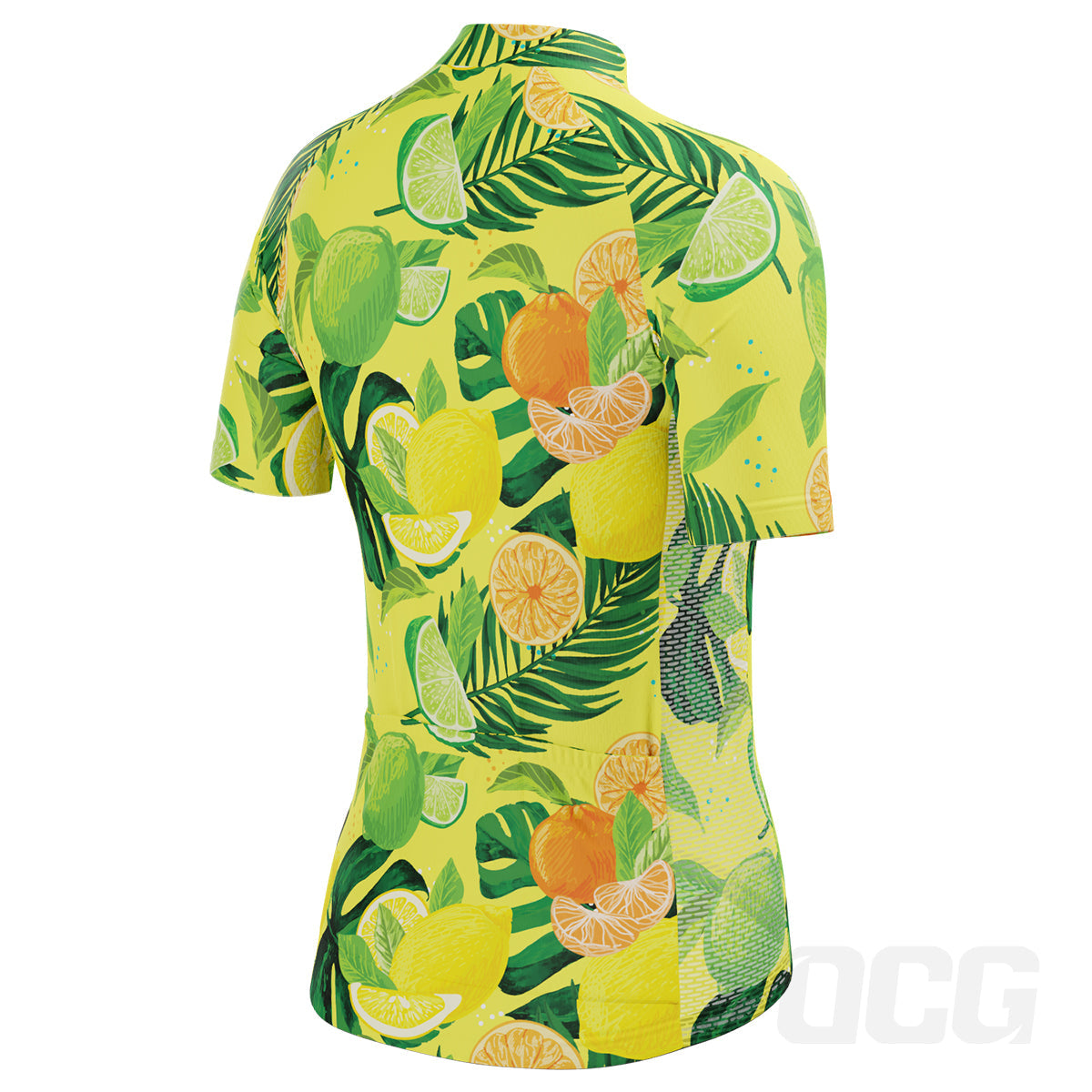 Women's Citrus Explosion Short Sleeve Cycling Jersey