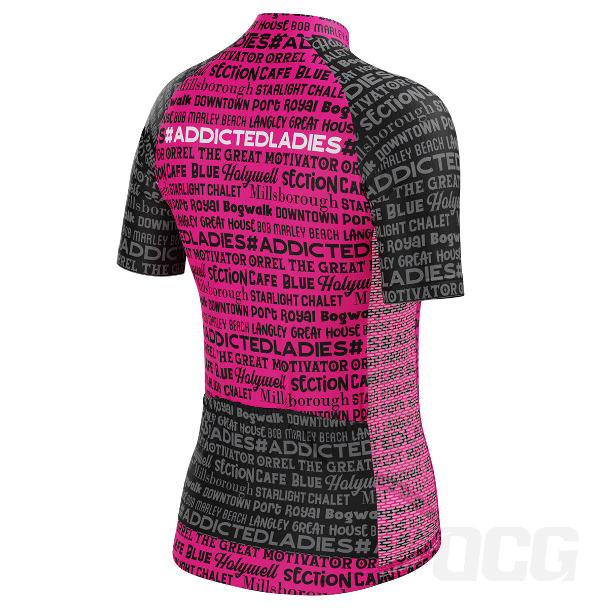 Women's Addicted Ladies Short Sleeve Cycling Jersey