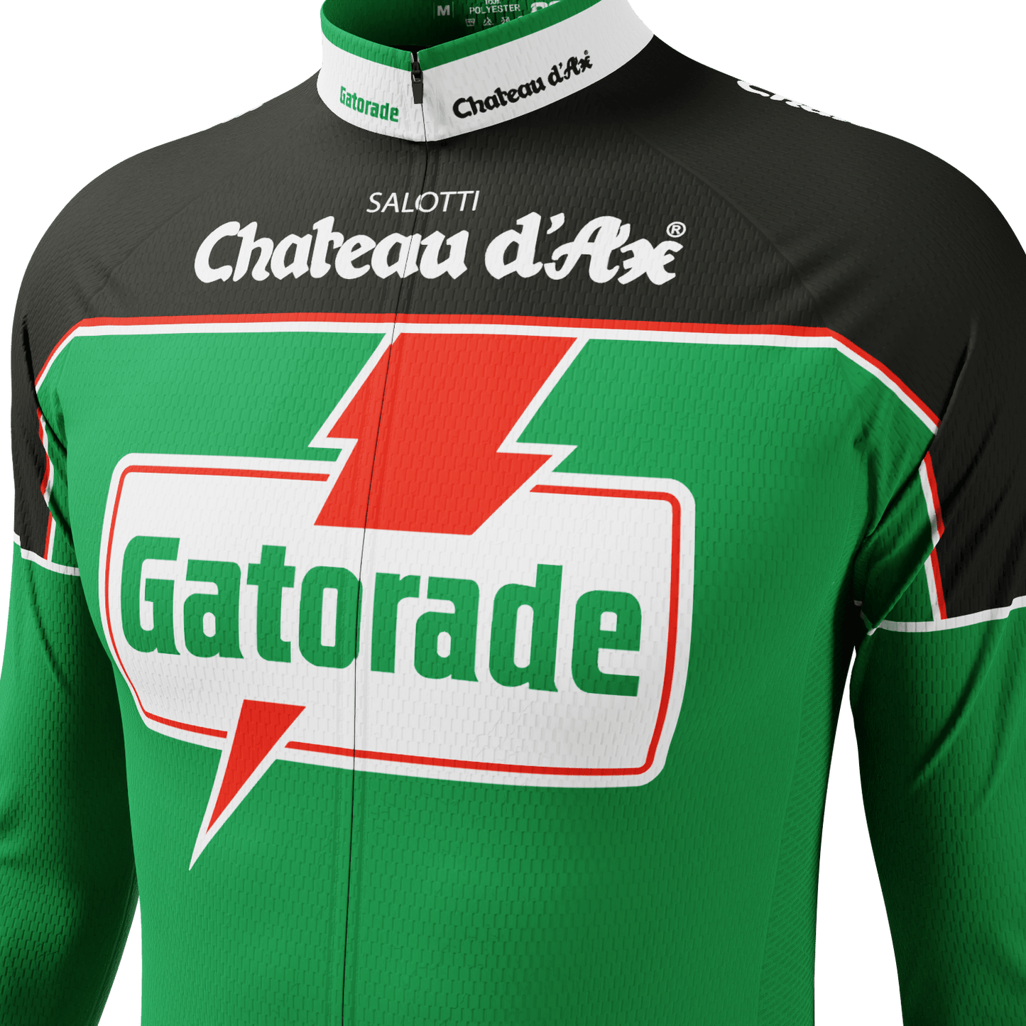 Men's Bolt Team Retro Long Sleeve Cycling Jersey