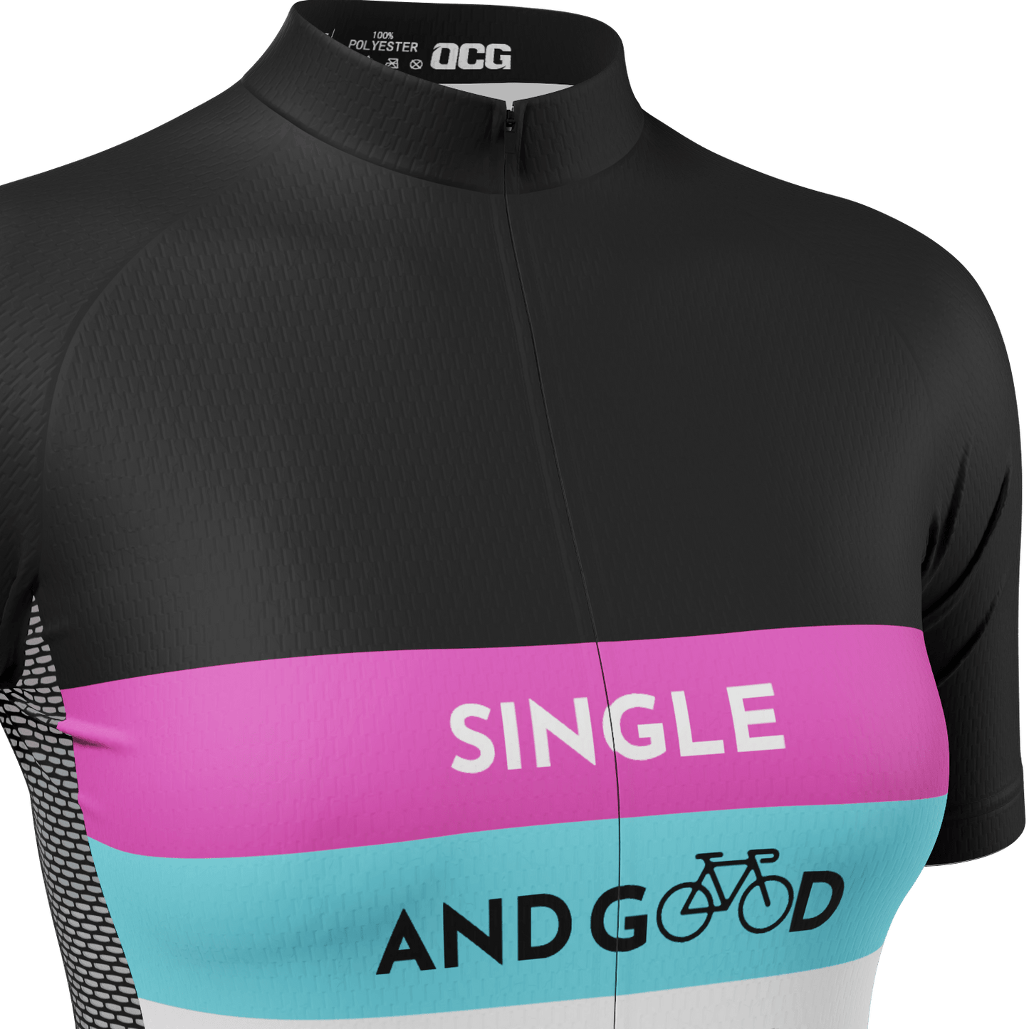 Women's Single and Good Looking Short Sleeve Cycling Jersey