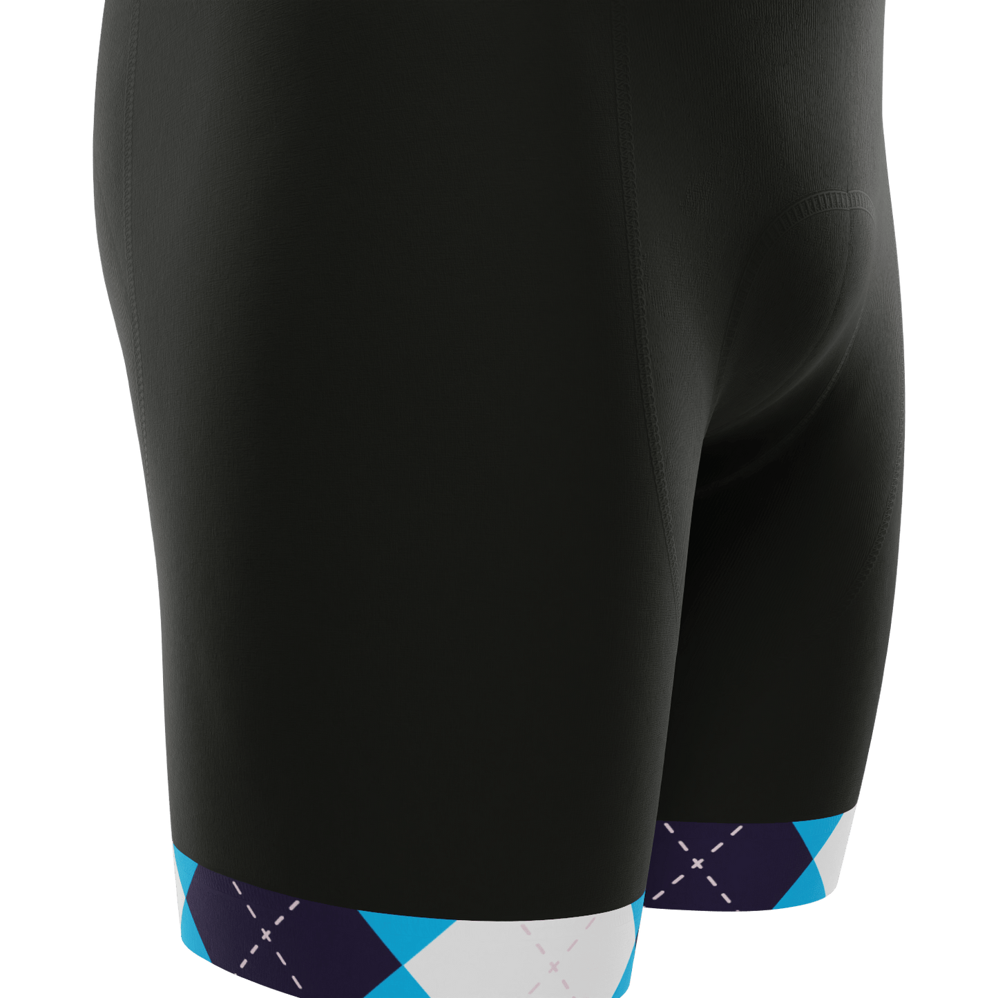 Men's Patchwork Gel Padded Cycling Bib