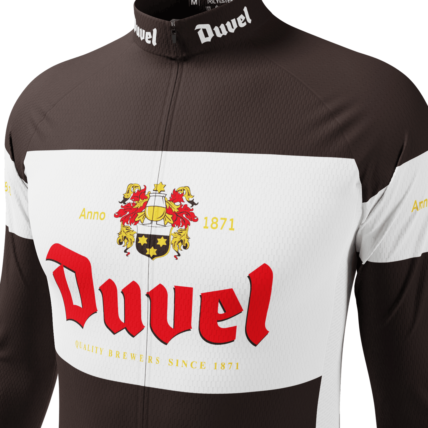 Men's Duvel Black Retro Long Sleeve Cycling Jersey