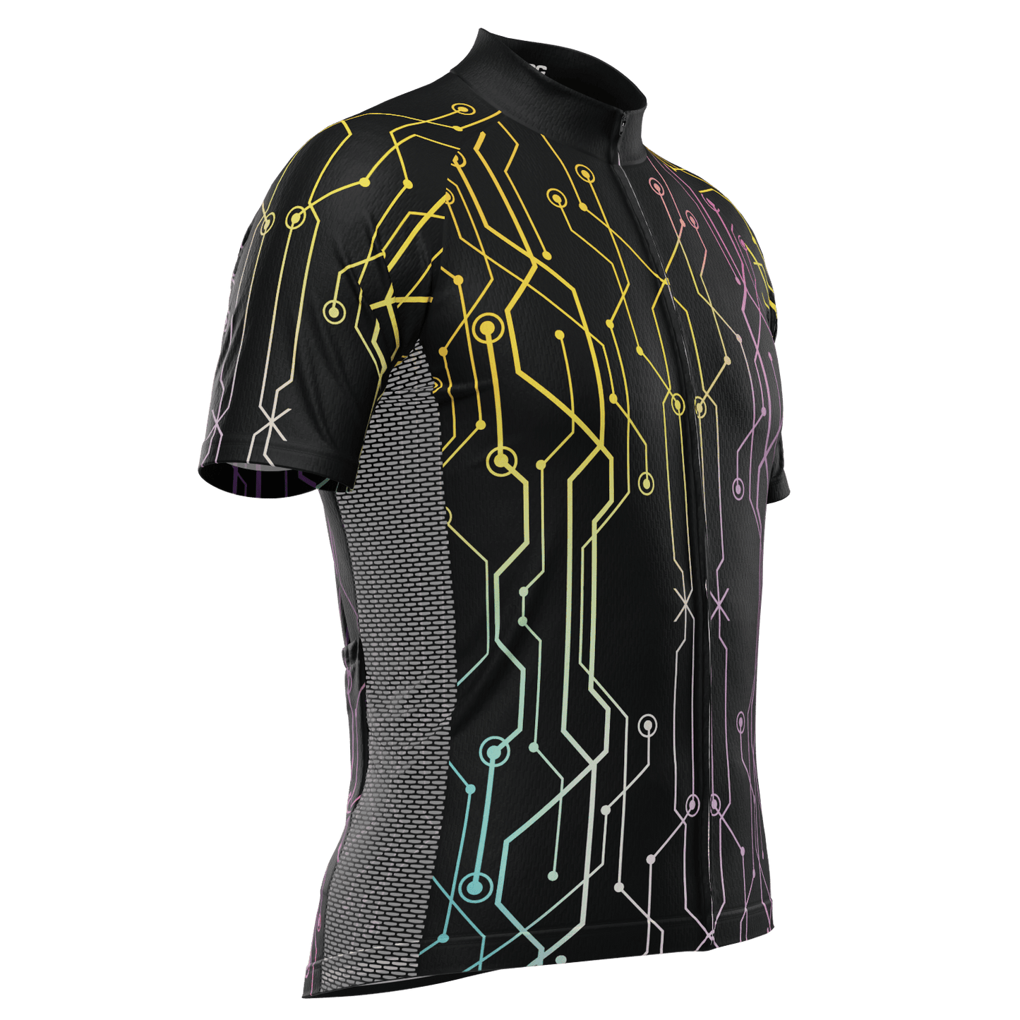 Men's Holographic Circuit Short Sleeve Cycling Jersey
