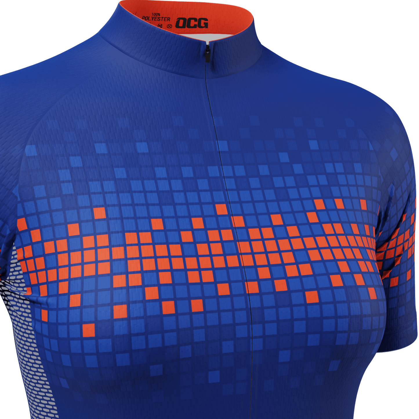 Women's Pixels Short Sleeve Cycling Jersey