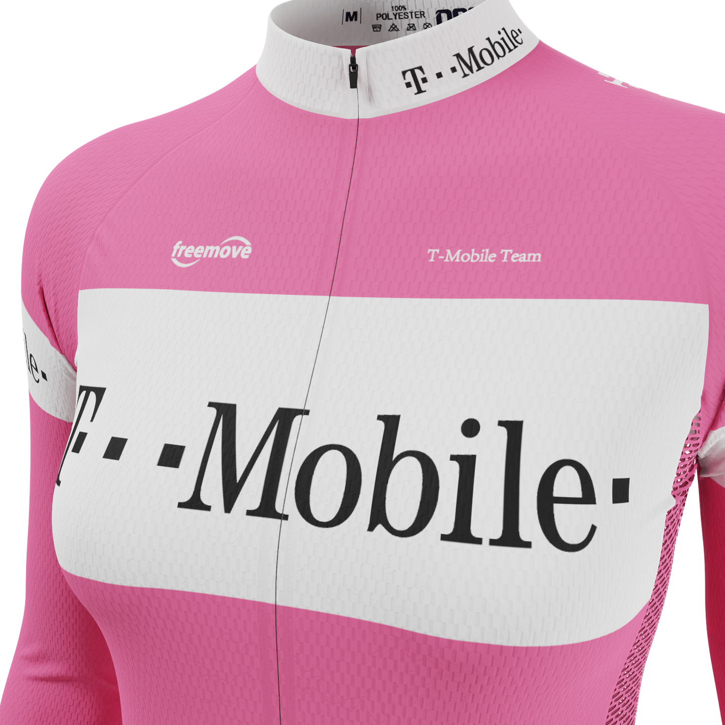Women's Retro T-Mobile Long Sleeve Cycling Jersey