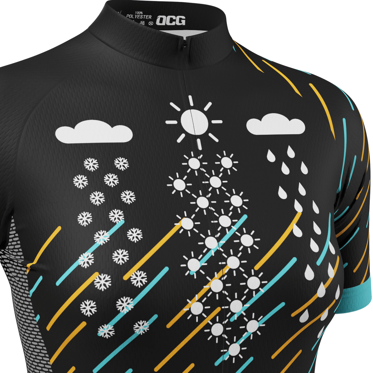 Women's Rain Hail or Shine Short Sleeve Cycling Jersey