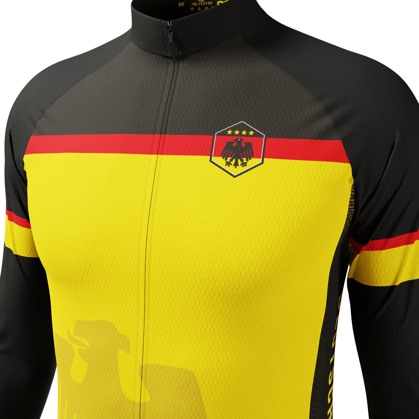 Men's Germany Deutschland Long Sleeve Cycling Jersey