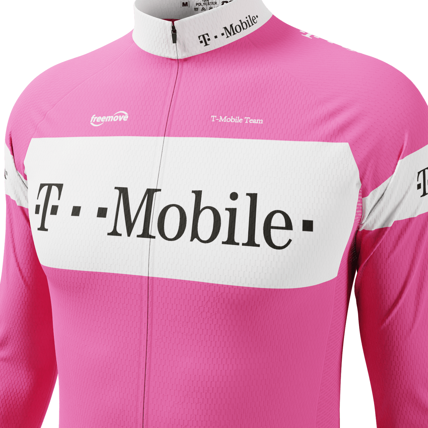 Men's Retro T-Mobile Long Sleeve Cycling Jersey