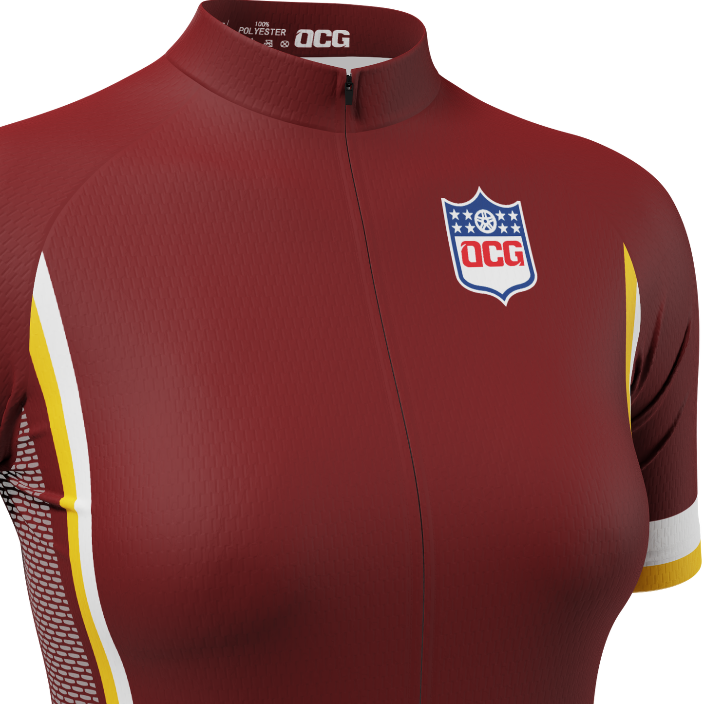Women's Washington Football Short Sleeve Cycling Jersey