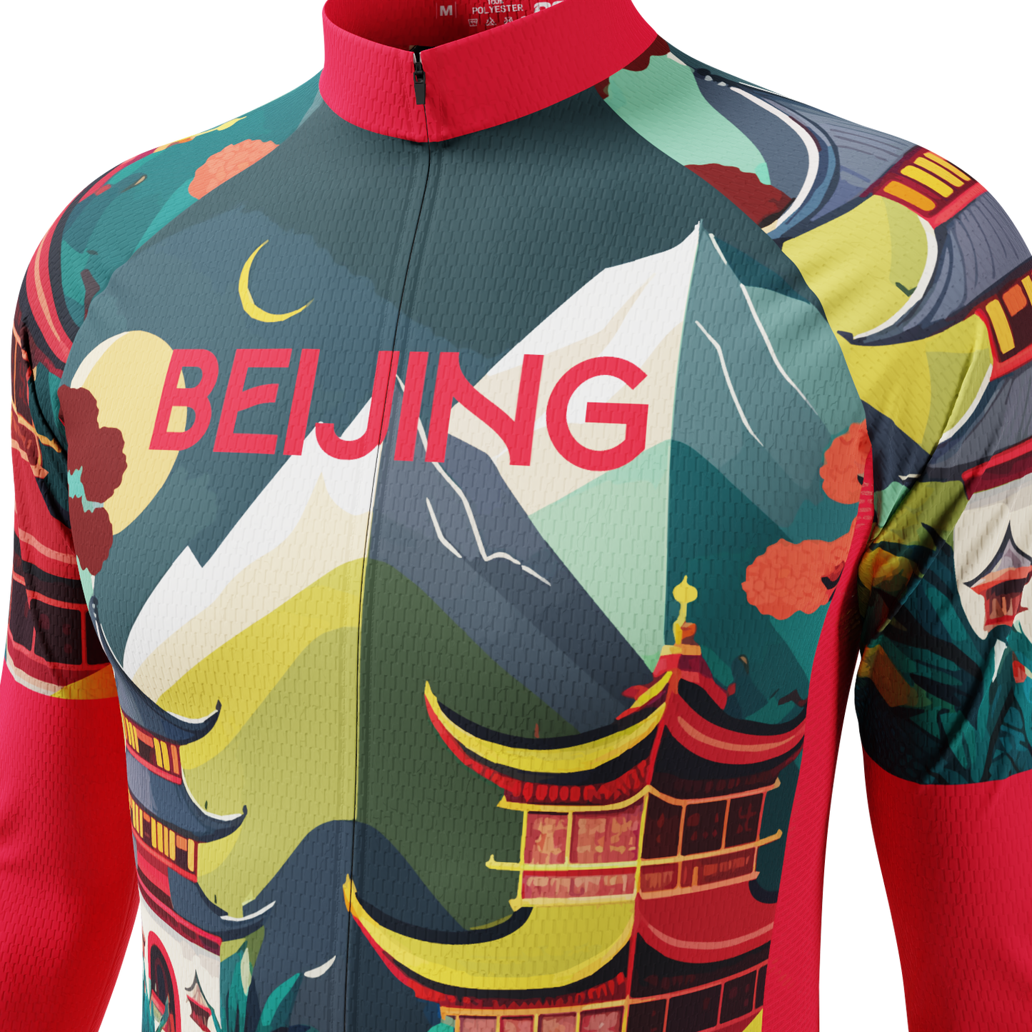 Men's Around The World - Beijing Long Sleeve Cycling Jersey