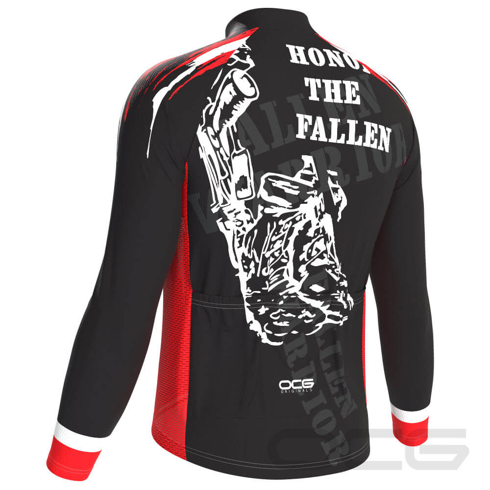 Men's Honor the Fallen Long Sleeve Cycling Jersey