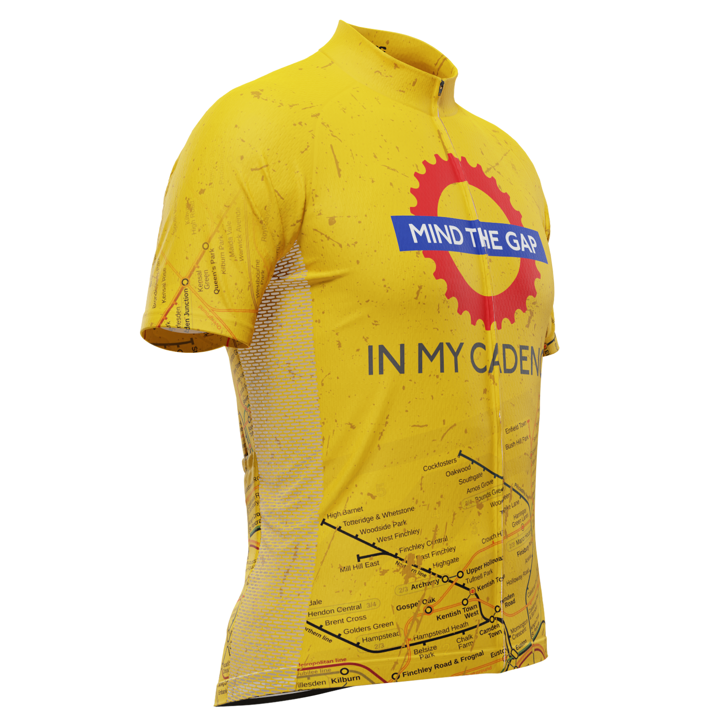 Men's Mind the Gap in My Cadence Short Sleeve Cycling Jersey