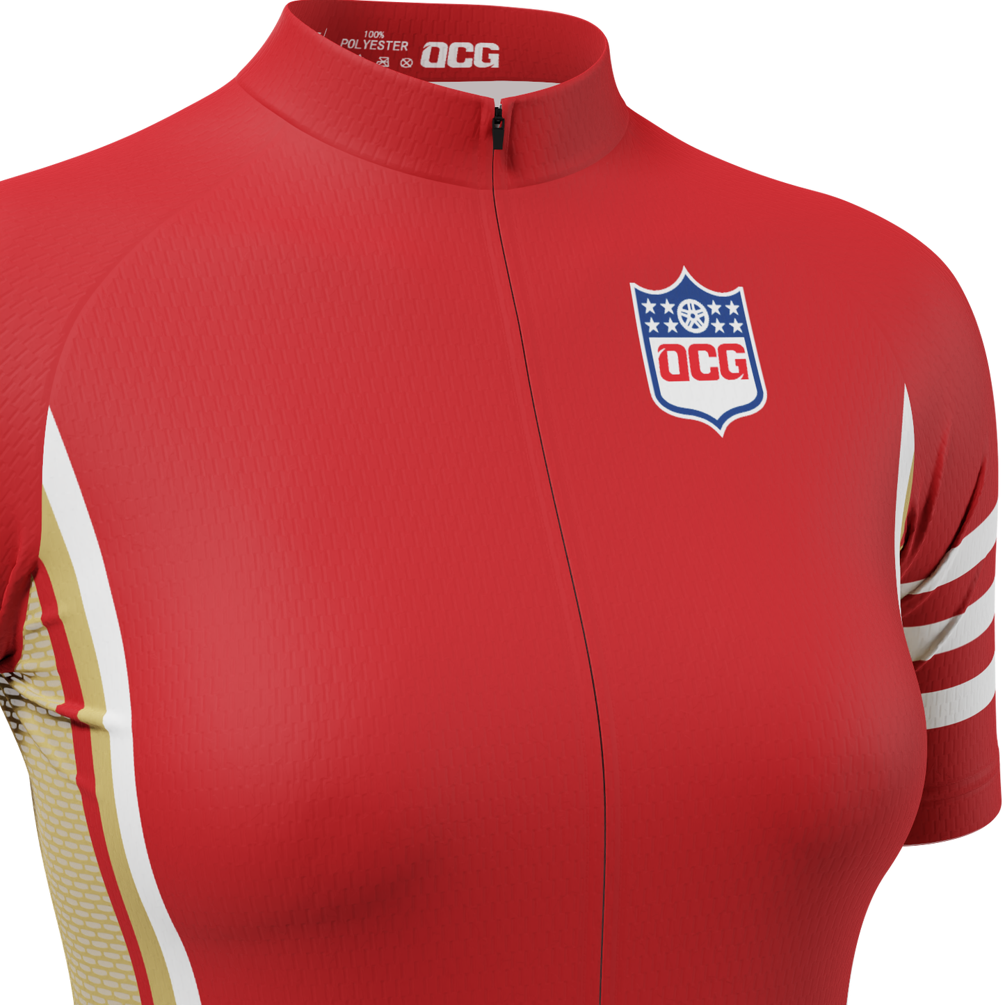 Women's San Francisco Football Short Sleeve Cycling Jersey