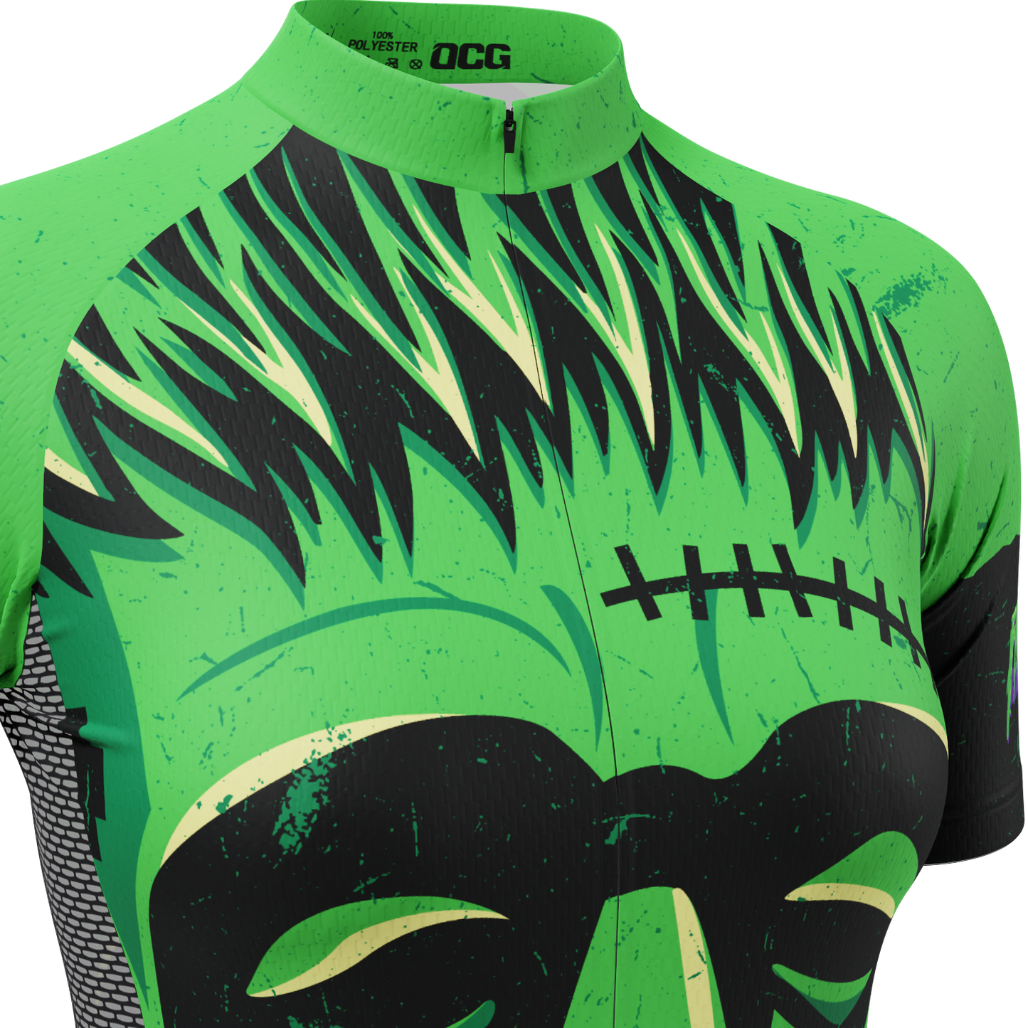 Women's Frankenstein On Wheels Short Sleeve Cycling Jersey