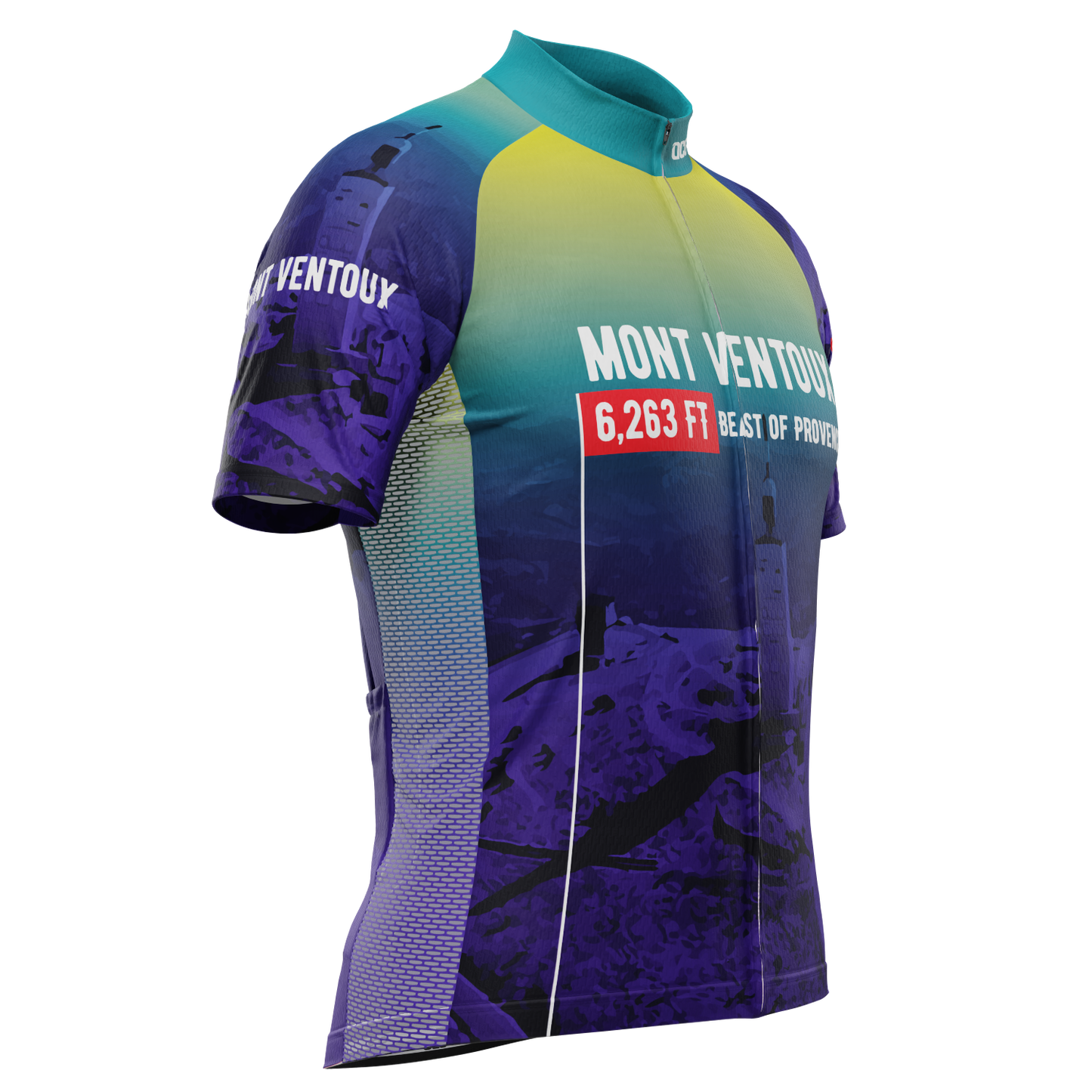Men's Mont Ventoux Epic Climbs  Short Sleeve Cycling Jersey
