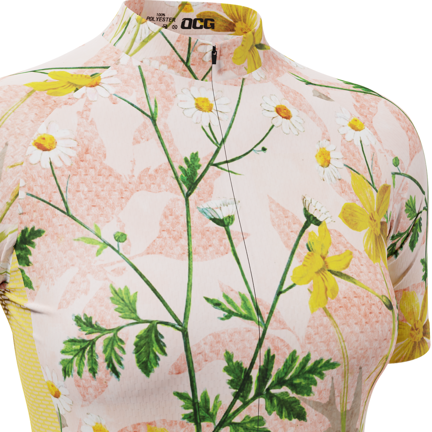 Women's Daisies Short Sleeve Cycling Jersey