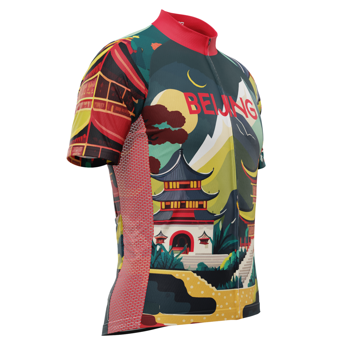 Men's Around The World - Beijing Short Sleeve Cycling Jersey
