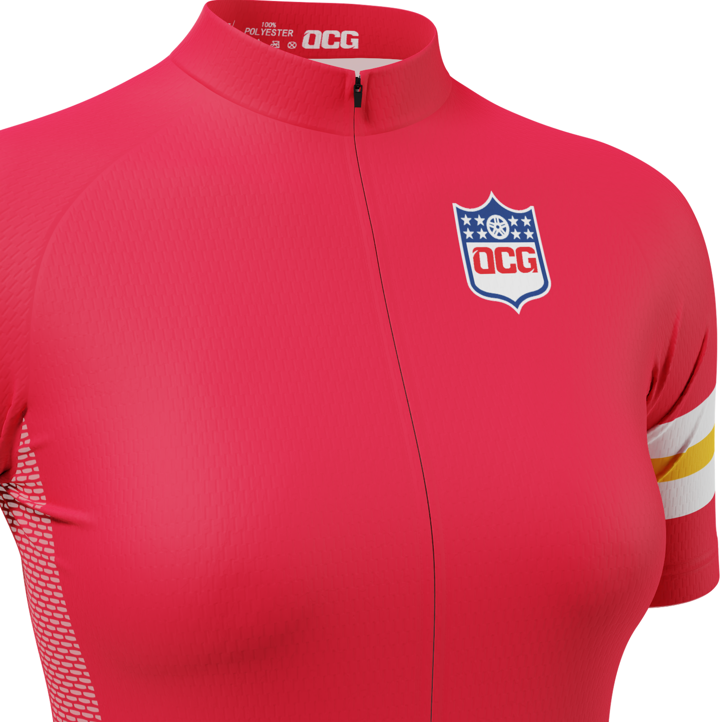 Women's Kansas Football Short Sleeve Cycling Jersey