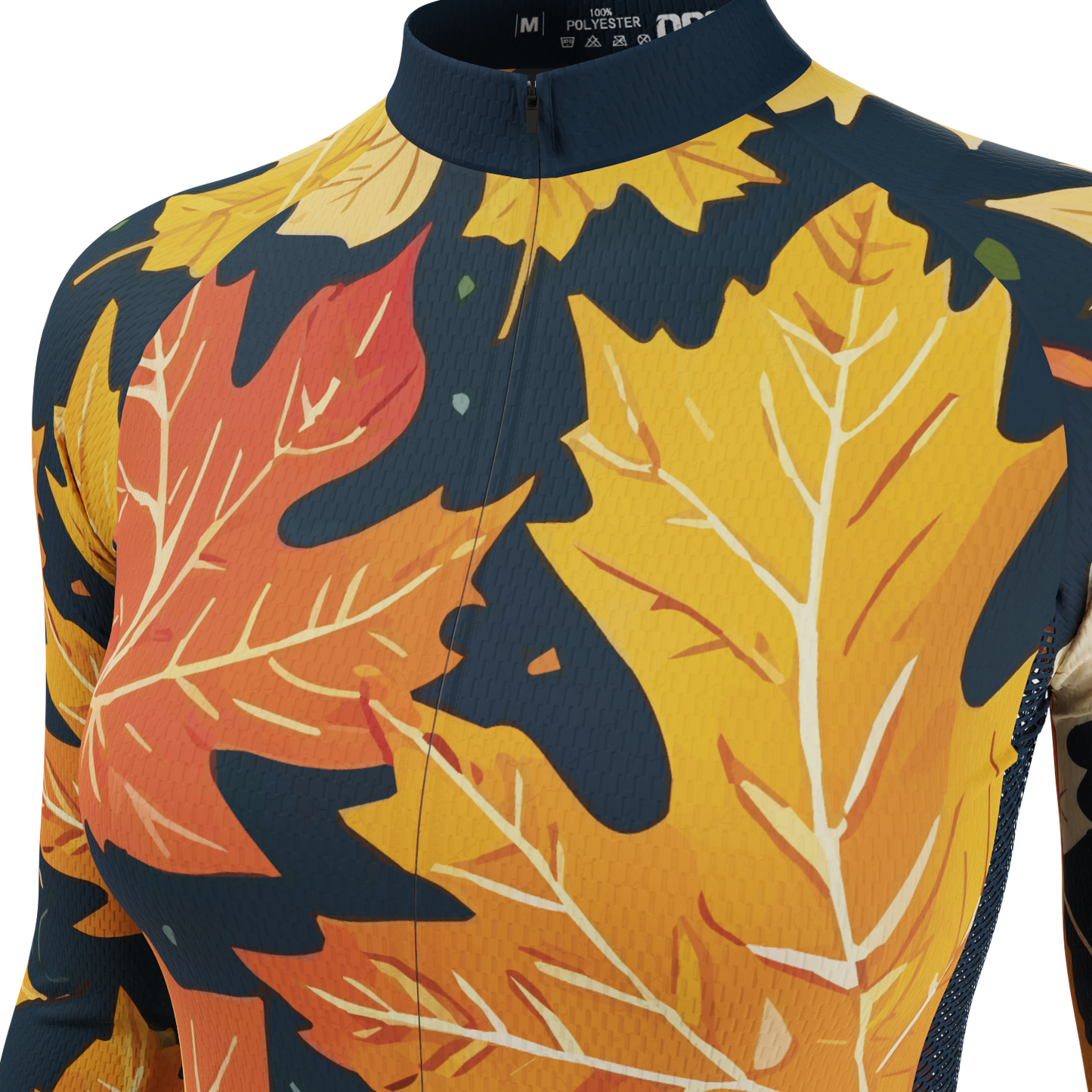 Women's Leaves in the Fall Long Sleeve Cycling Jersey