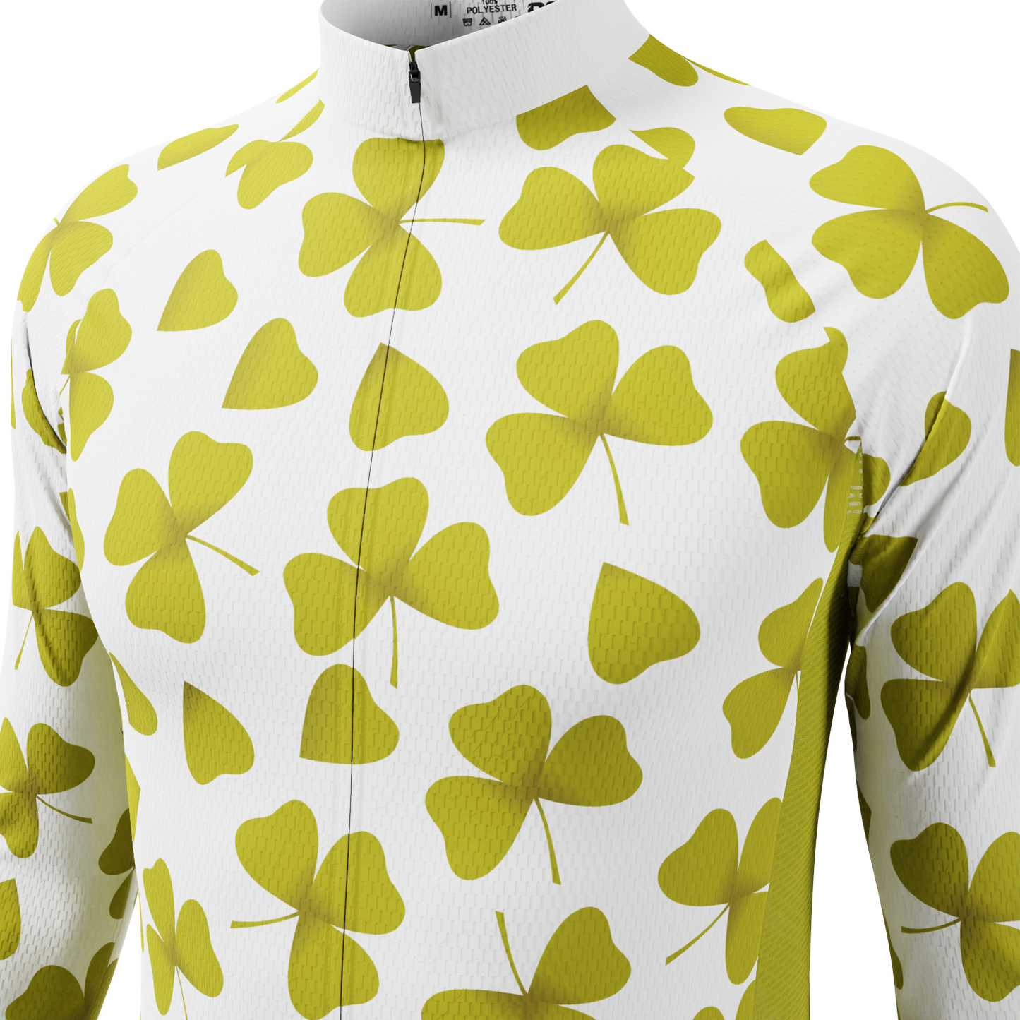 Men's Three Leaf Clover Long Sleeve Cycling Jersey