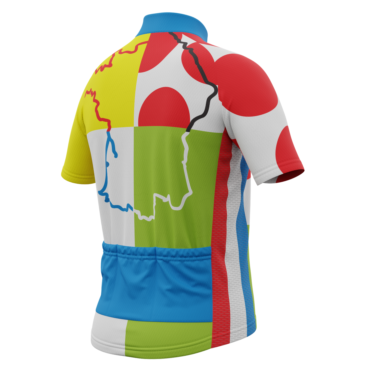 Kid's Tour de France Leaders KOM Sprinters Short Sleeve Cycling Jersey