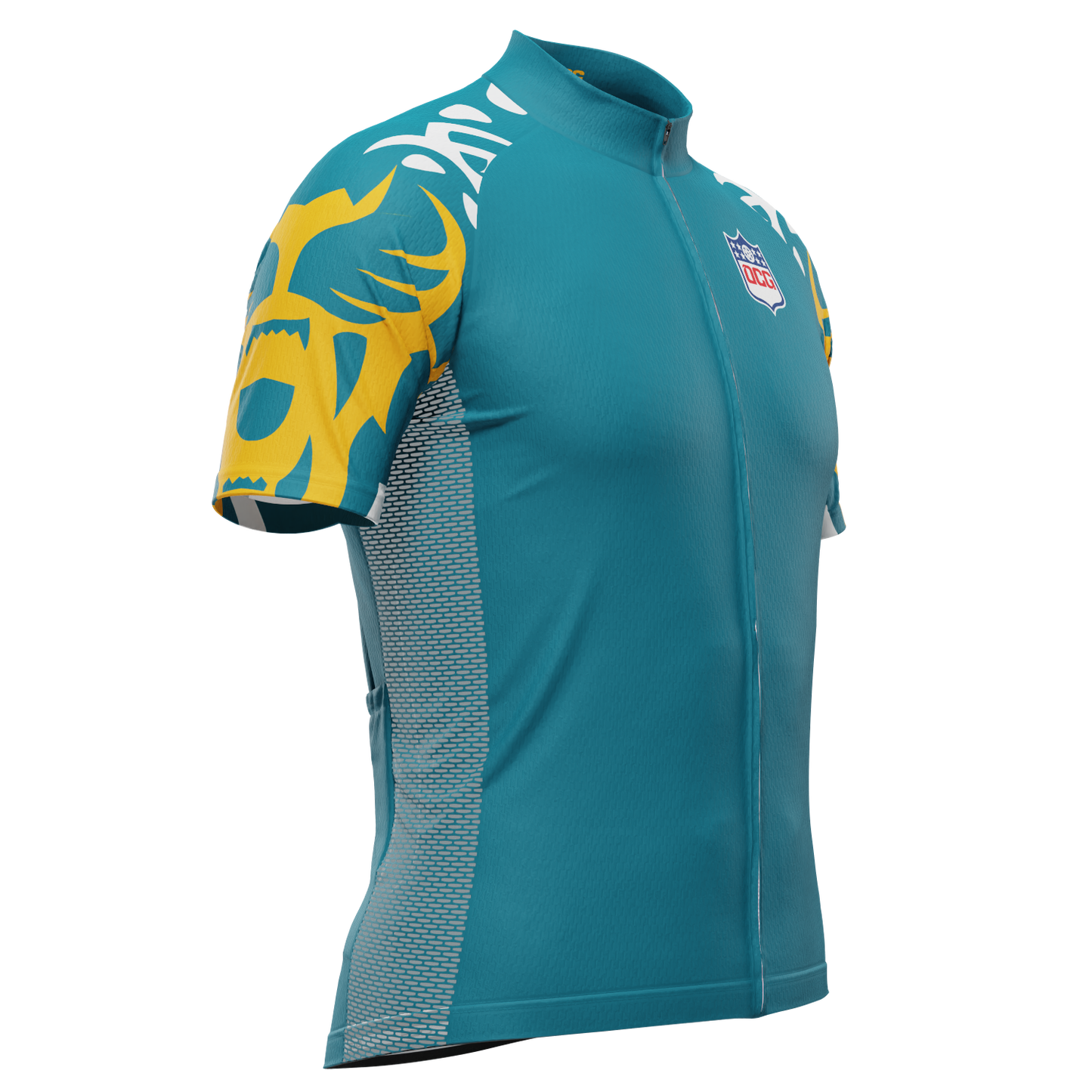 Men's Jacksonville Football Short Sleeve Cycling Jersey