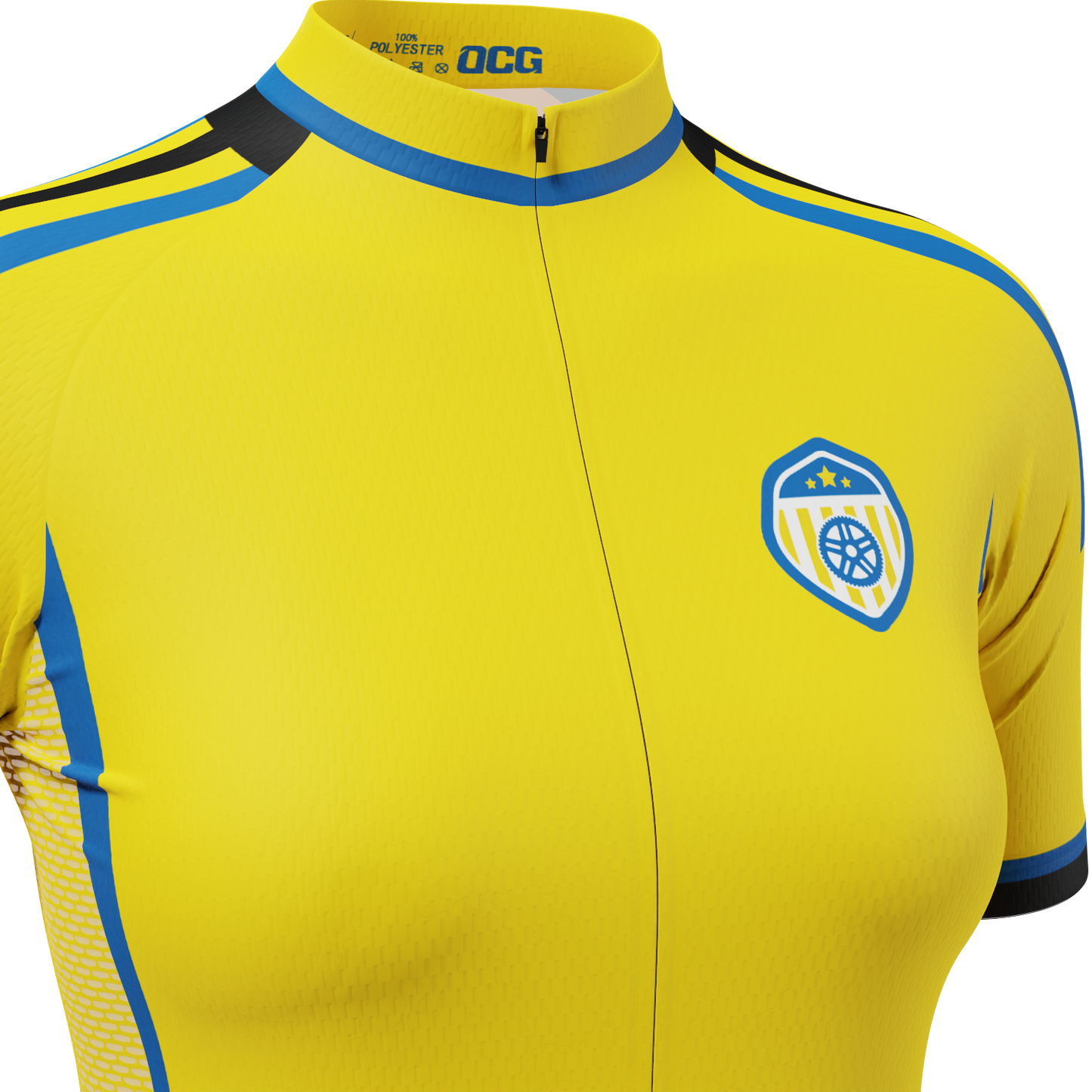 Women's Sweden Soccer Short Sleeve Cycling Jersey