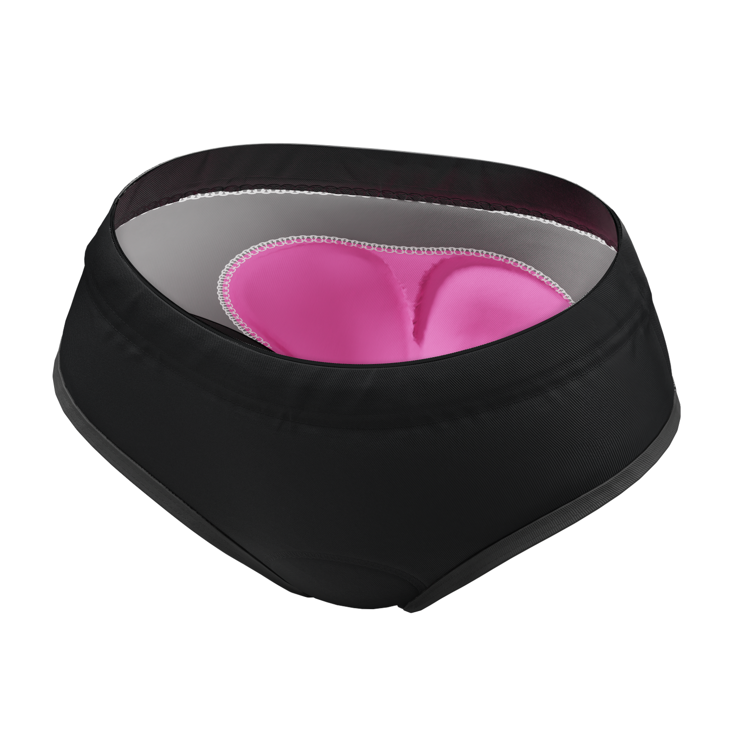 Women's Plain Gel Padded Cycling Underwear-Briefs