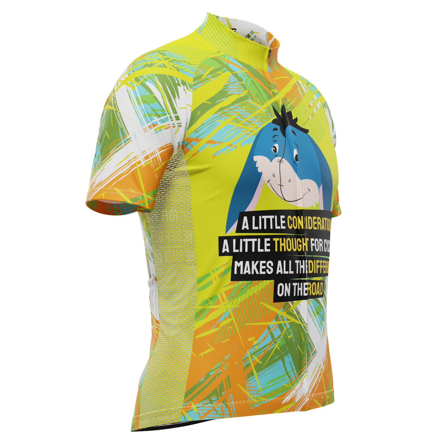 Men's Eeyore On The Road Short Sleeve Cycling Jersey