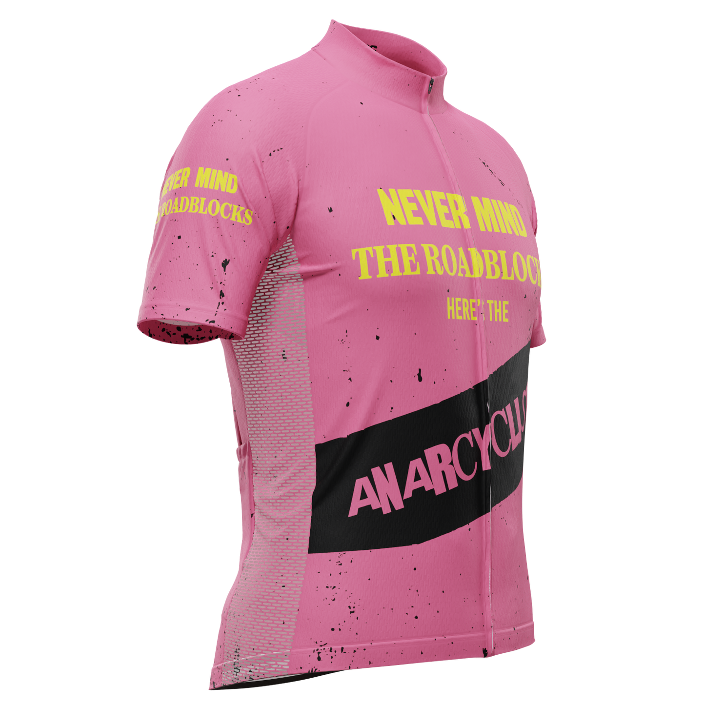 Men's Never Mind The Roadblocks Short Sleeve Cycling Jersey