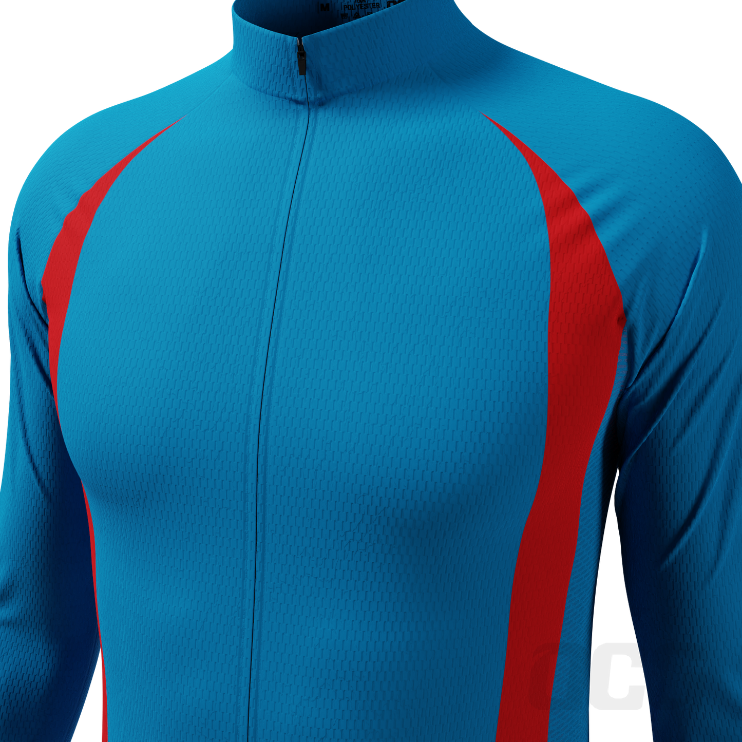 Men's Velocity Core Stripe Long Sleeve Cycling Jersey