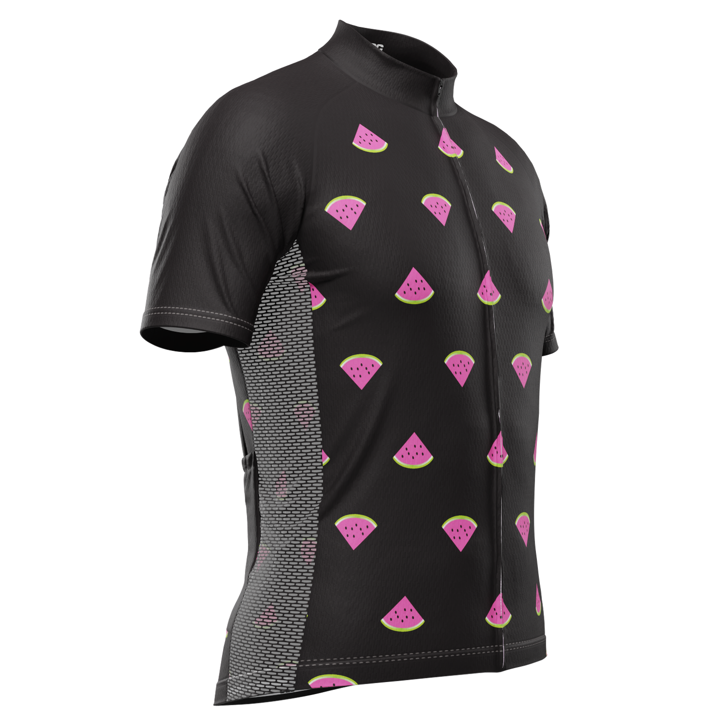 Men's Watermelon Fever Short Sleeve Cycling Jersey