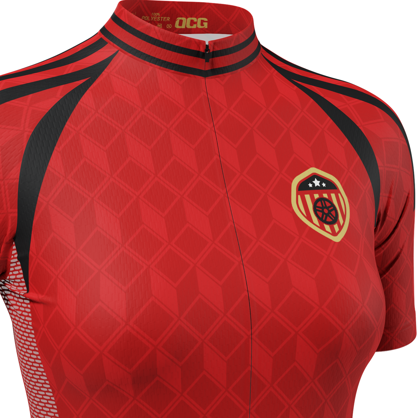 Women's Belgium Soccer Short Sleeve Cycling Jersey