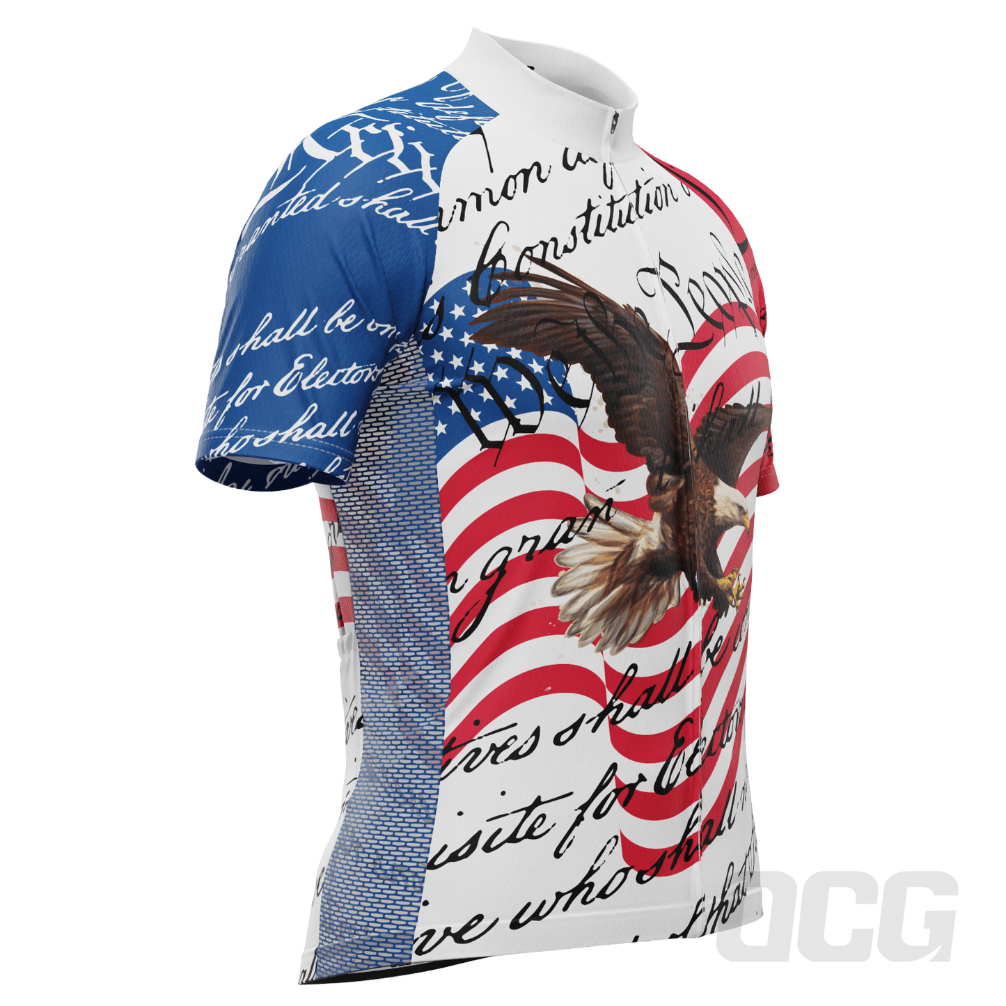 Men's United States Constitution Short Sleeve Cycling Jersey