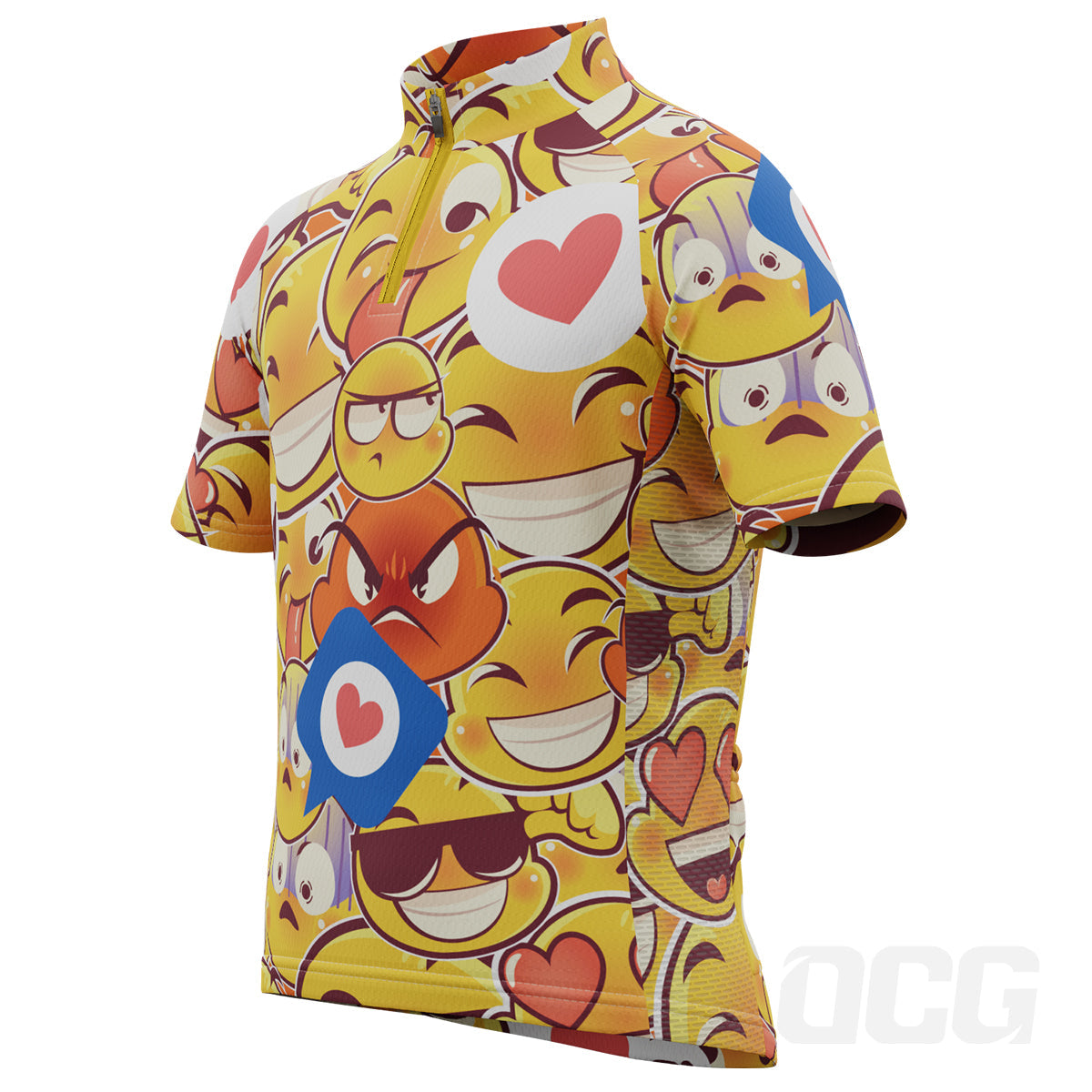 Kid's Emoji Mayhem Short Sleeve Cycling Jersey