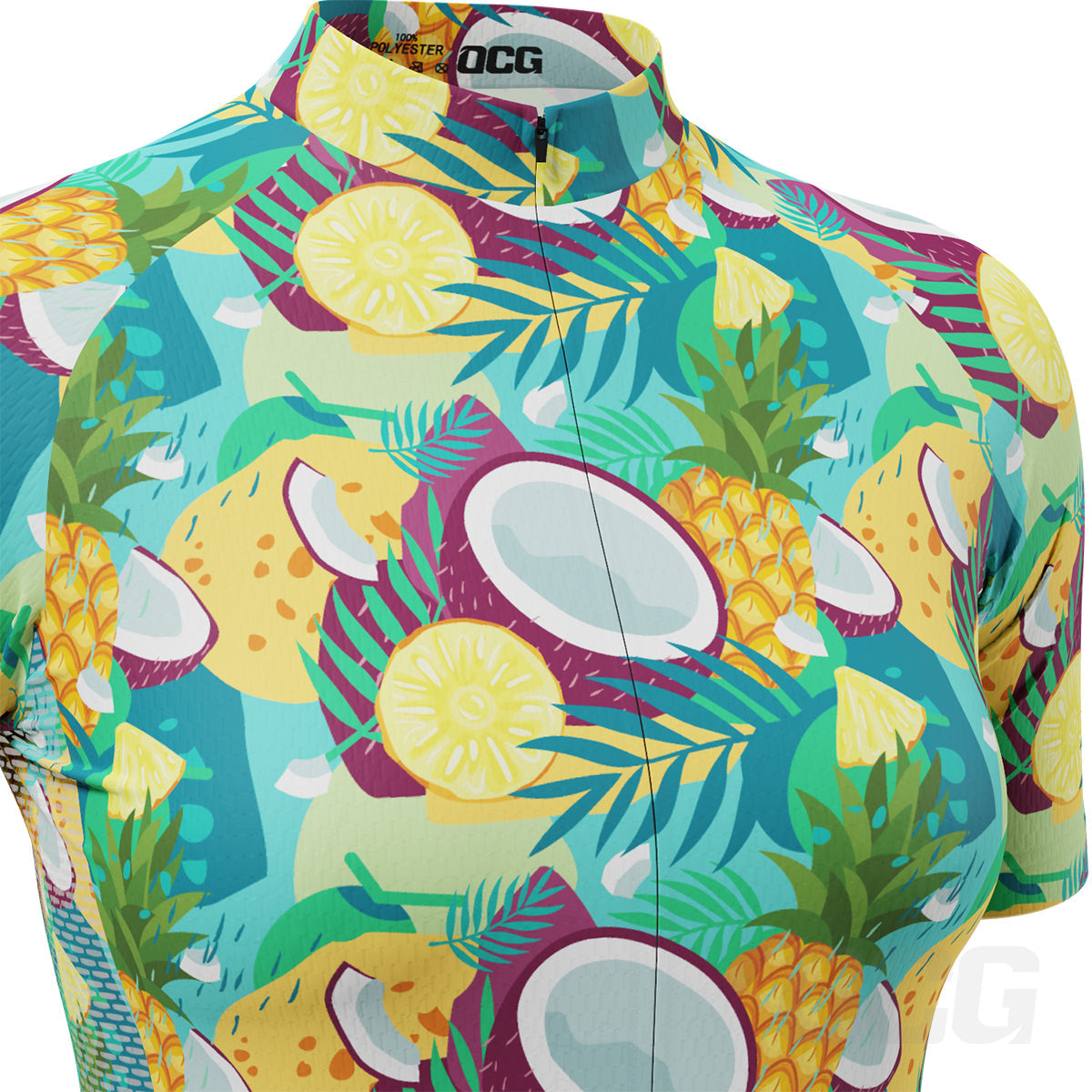 Women's Pina Colada Short Sleeve Cycling Jersey