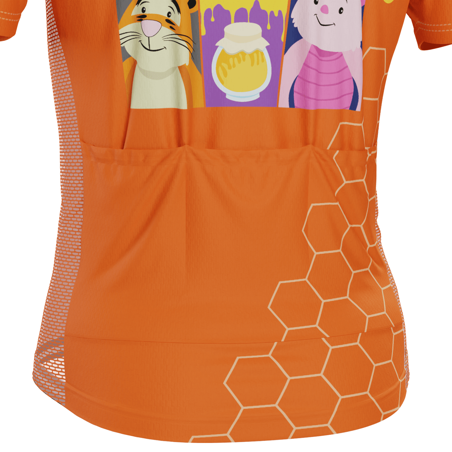 Men's Winnie & Friends Short Sleeve Cycling Jersey