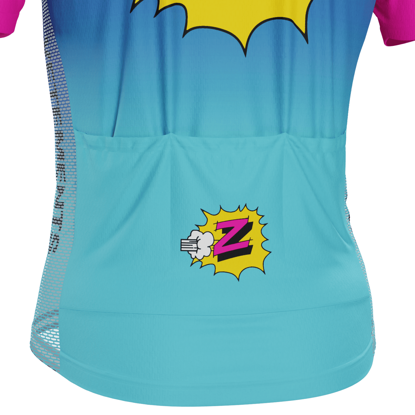 Men's Vetements Enfants Team Z Retro Short Sleeve Cycling Jersey
