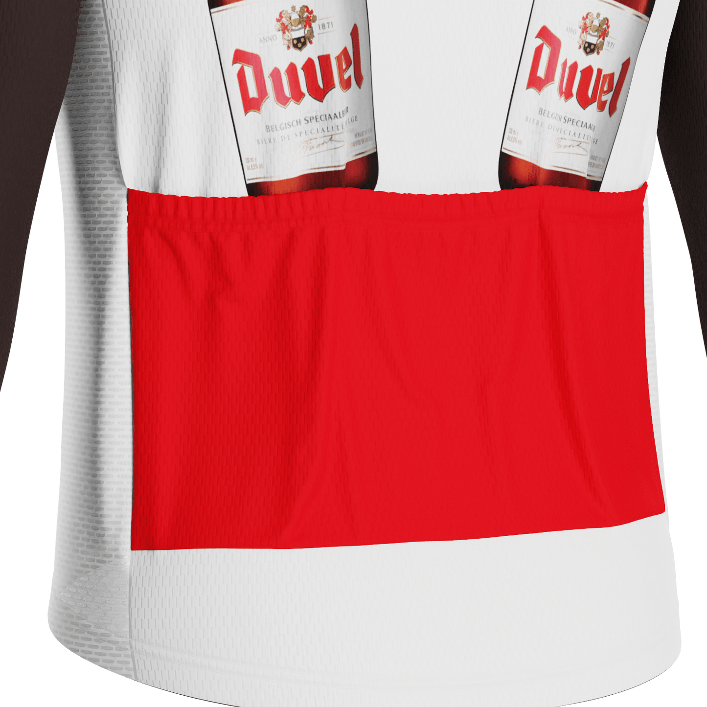 Men's Duvel Black Retro Long Sleeve Cycling Jersey