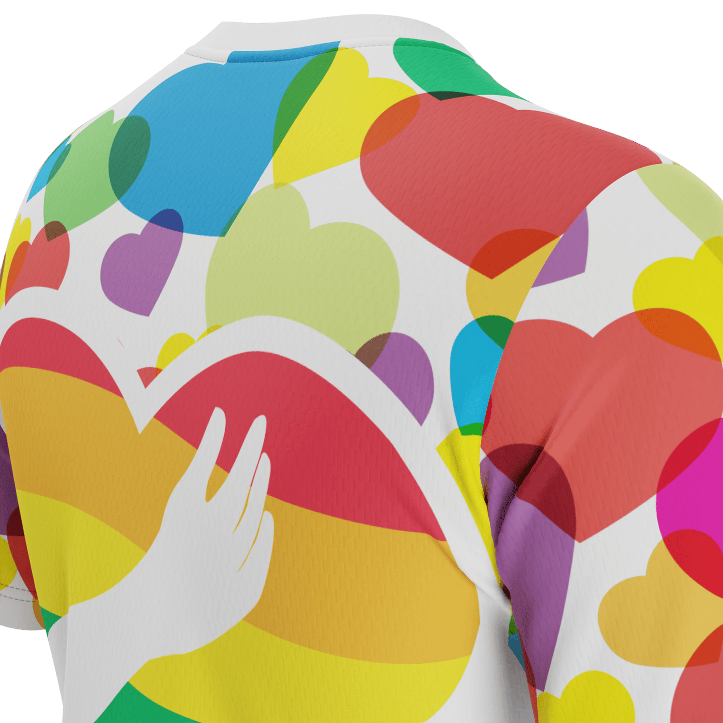 Women's Rainbow Love Short Sleeve Running Shirt