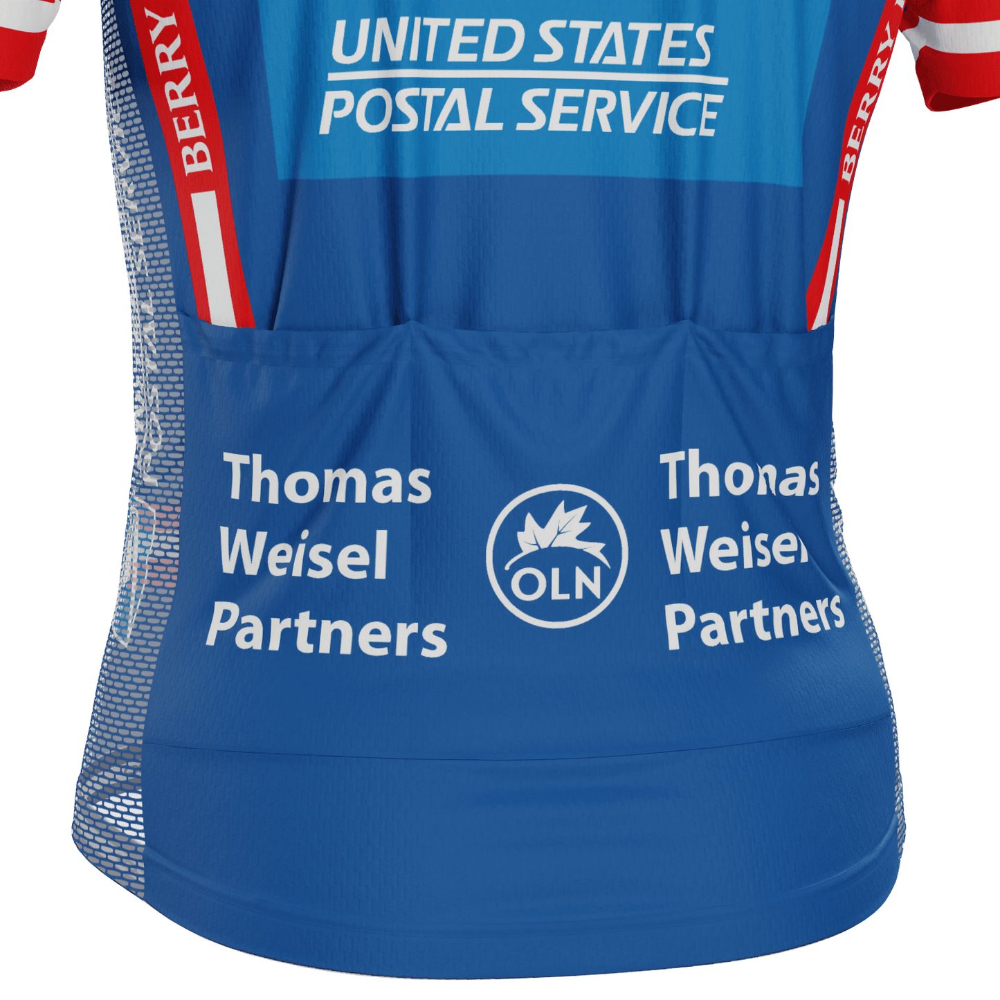Men's Retro US Postal Short Sleeve Cycling Jersey